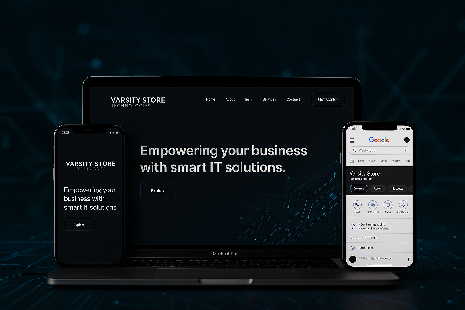 Varsity Store Website Showcase